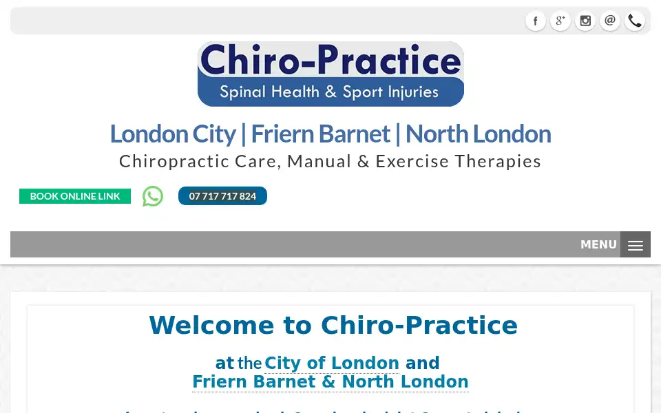 Screenshot of chiro-practice.info