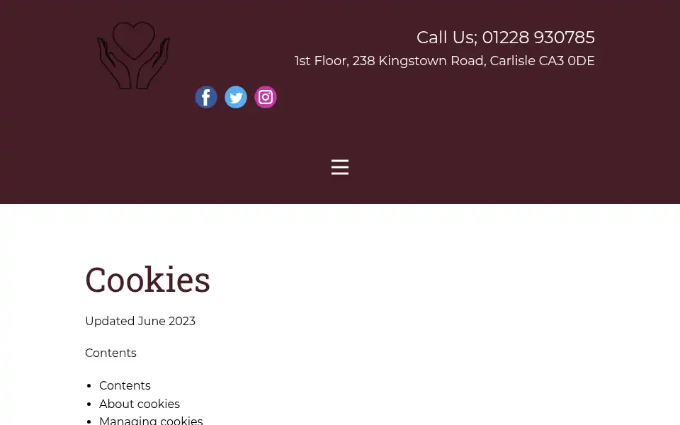 Screenshot of chirocareltd.com