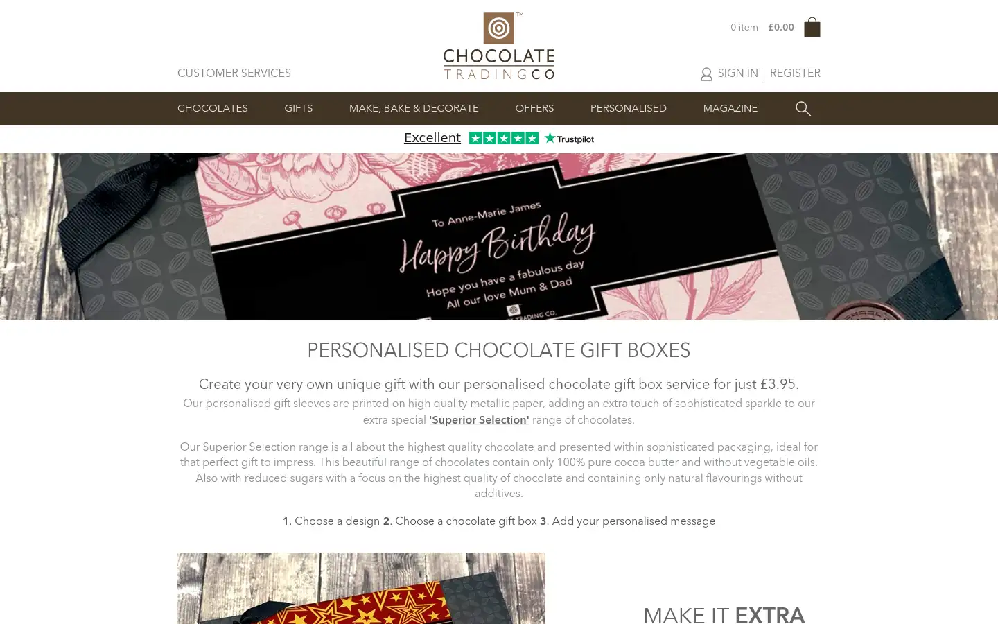 Screenshot of chocolatetradingco.com