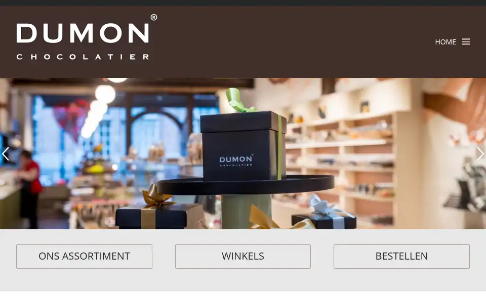 Screenshot of chocolatierdumon.be