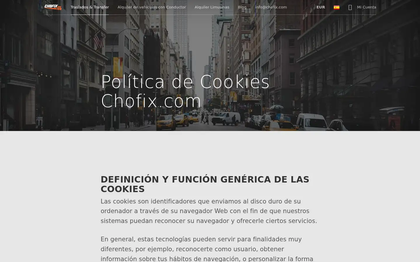 Screenshot of chofix.com