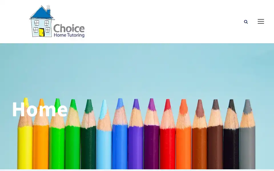 Screenshot of choicehometutoring.co.uk