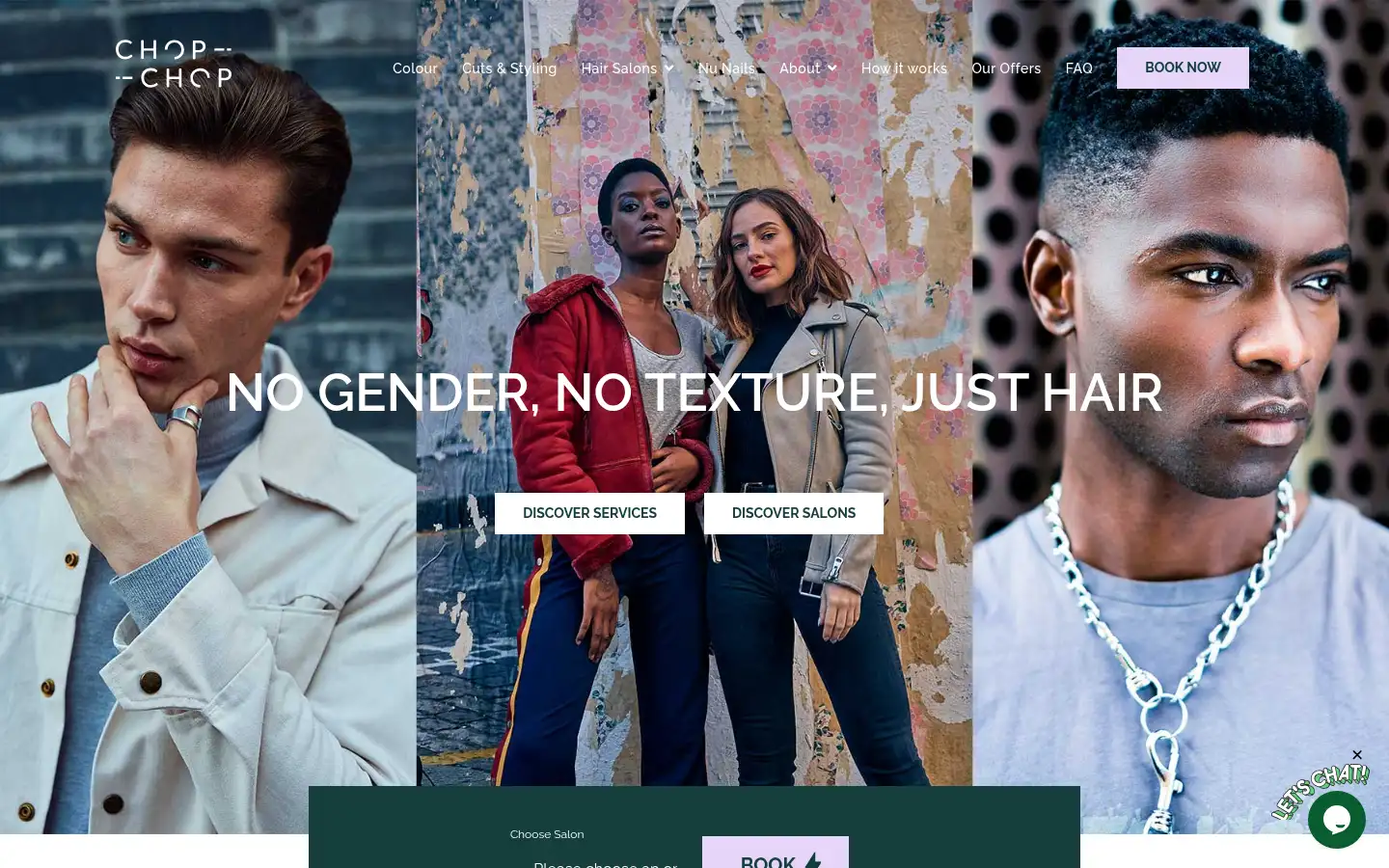 Screenshot of chopchoplondon.com