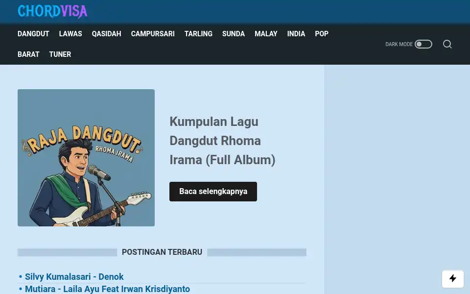 Screenshot of chordvisa.com