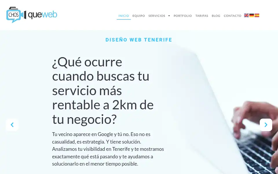 Screenshot of chosqueweb.com
