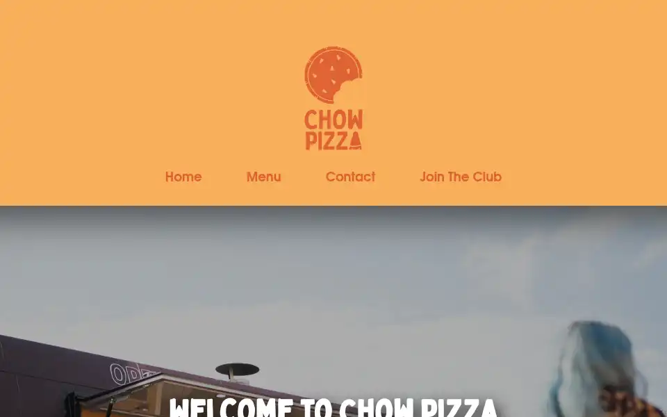 Screenshot of chow-pizza.co.uk