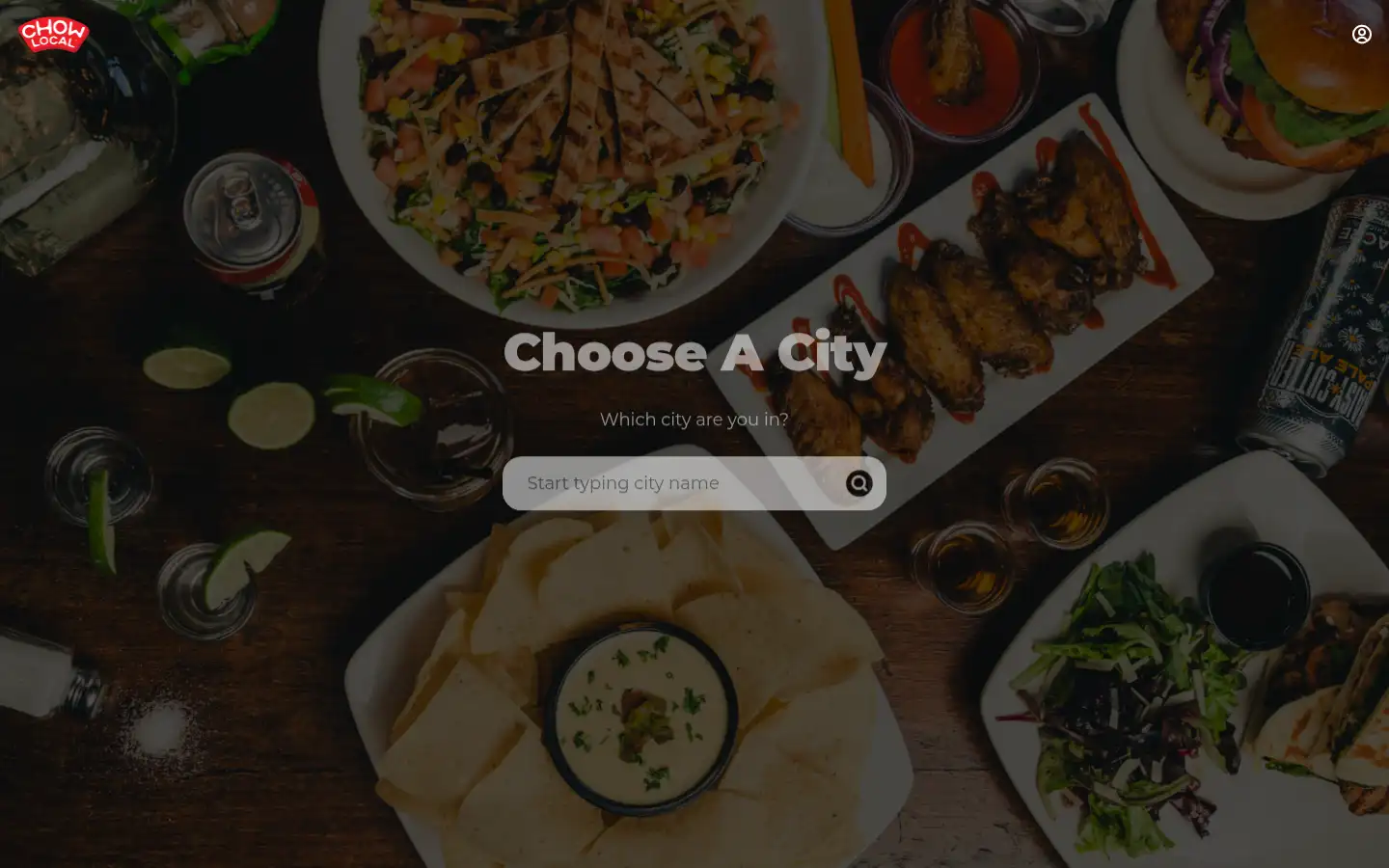 Screenshot of chowlocal.com
