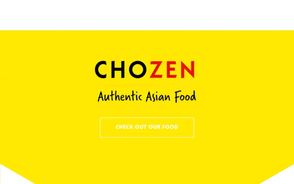 Screenshot of chozen.co.uk
