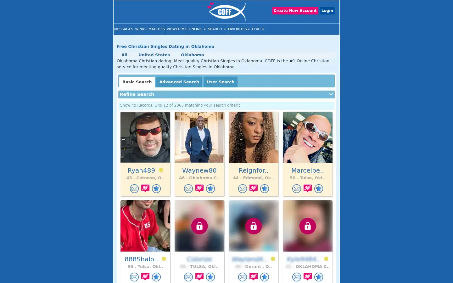 Screenshot of christiandatingforfree.com