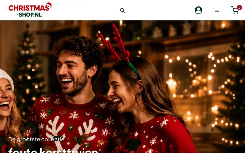 Screenshot of christmas-shop.nl