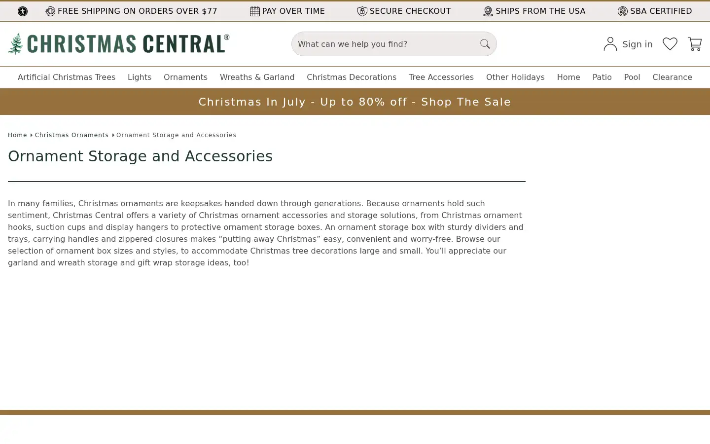 Screenshot of christmascentral.com