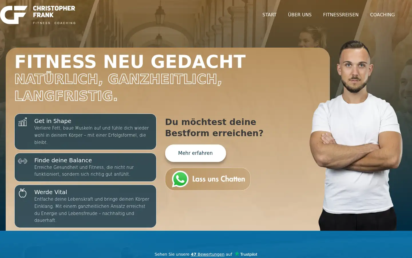 Screenshot of christopherfrank.de