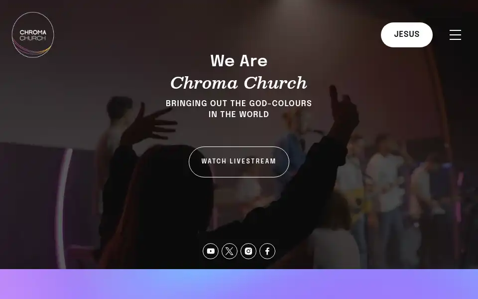 Screenshot of chroma.church