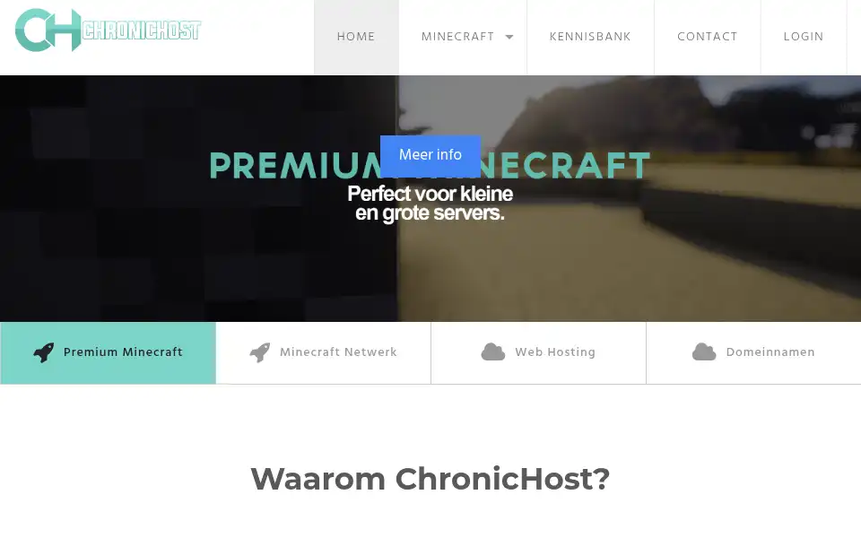 Screenshot of chronichost.nl