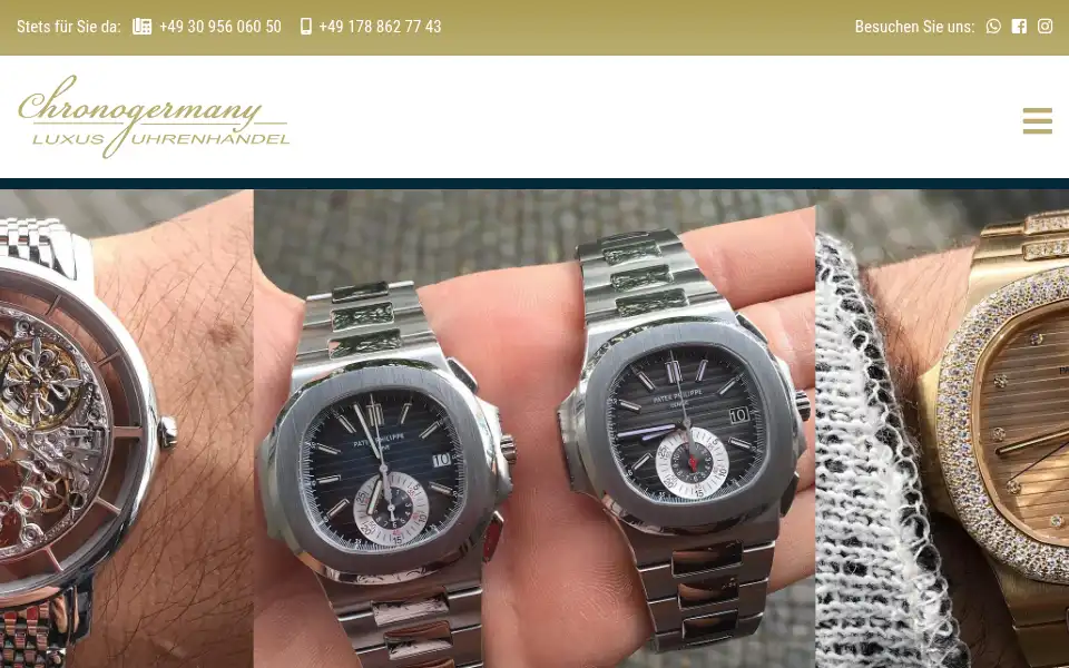 Screenshot of chronogermany.de