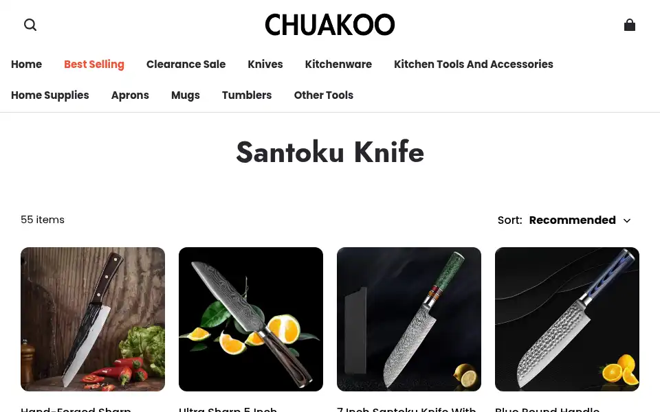 Screenshot of chuakoo.com