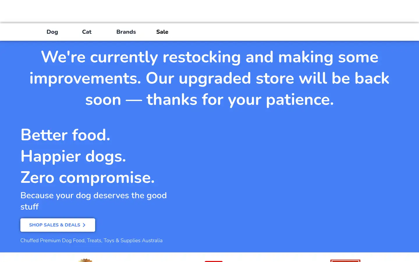Screenshot of chuffed.com.au