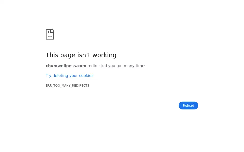 Screenshot of chumwellness.com