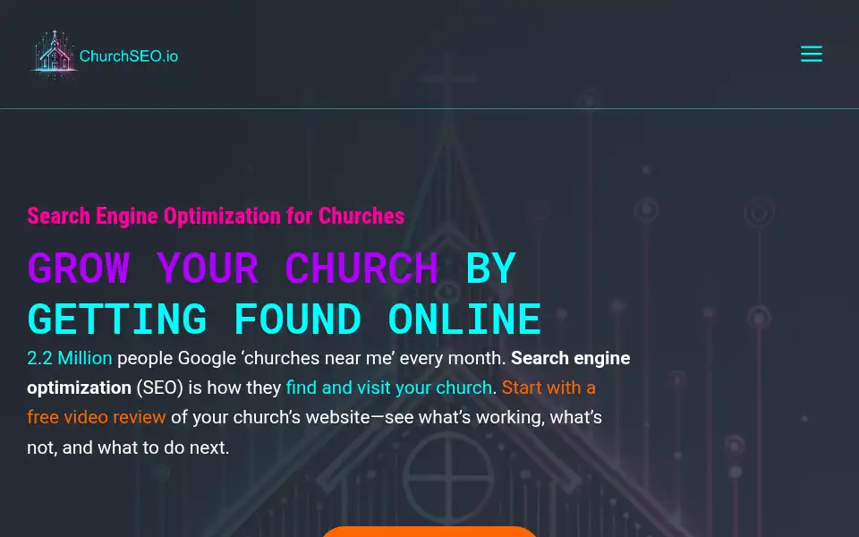 Screenshot of churchseo.io