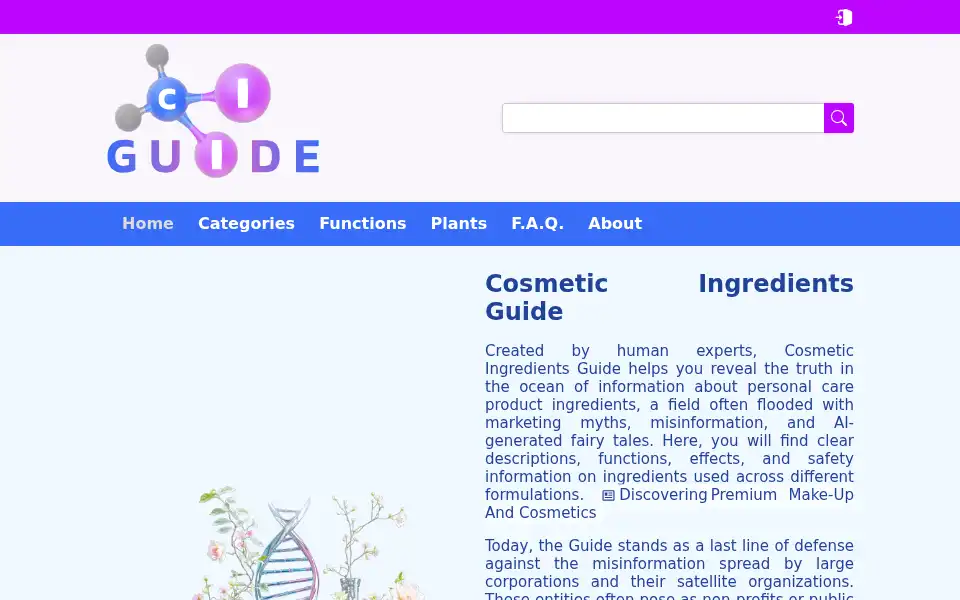 Screenshot of ci.guide