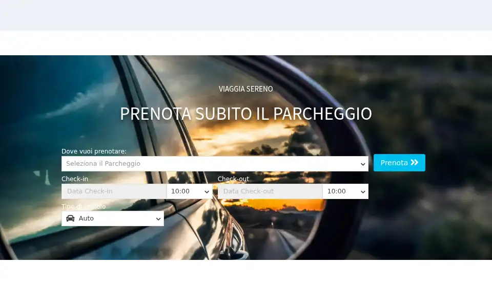 Screenshot of ciao-parking.com