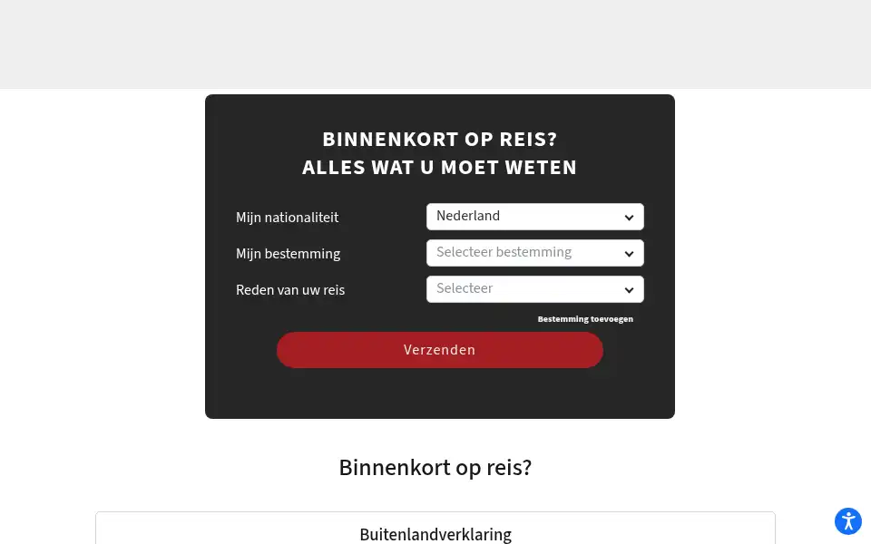 Screenshot of cibtvisas.nl
