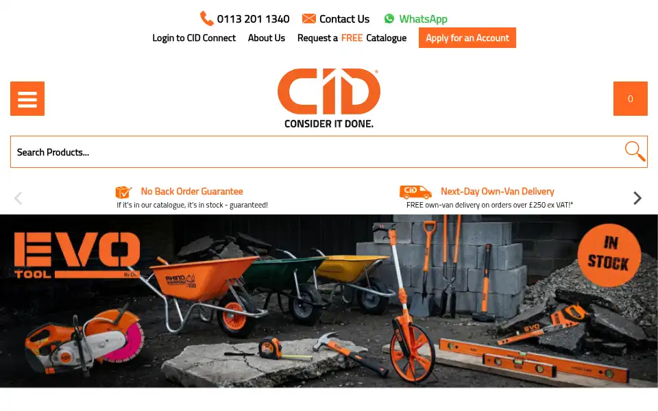 Screenshot of cidgroup.co.uk