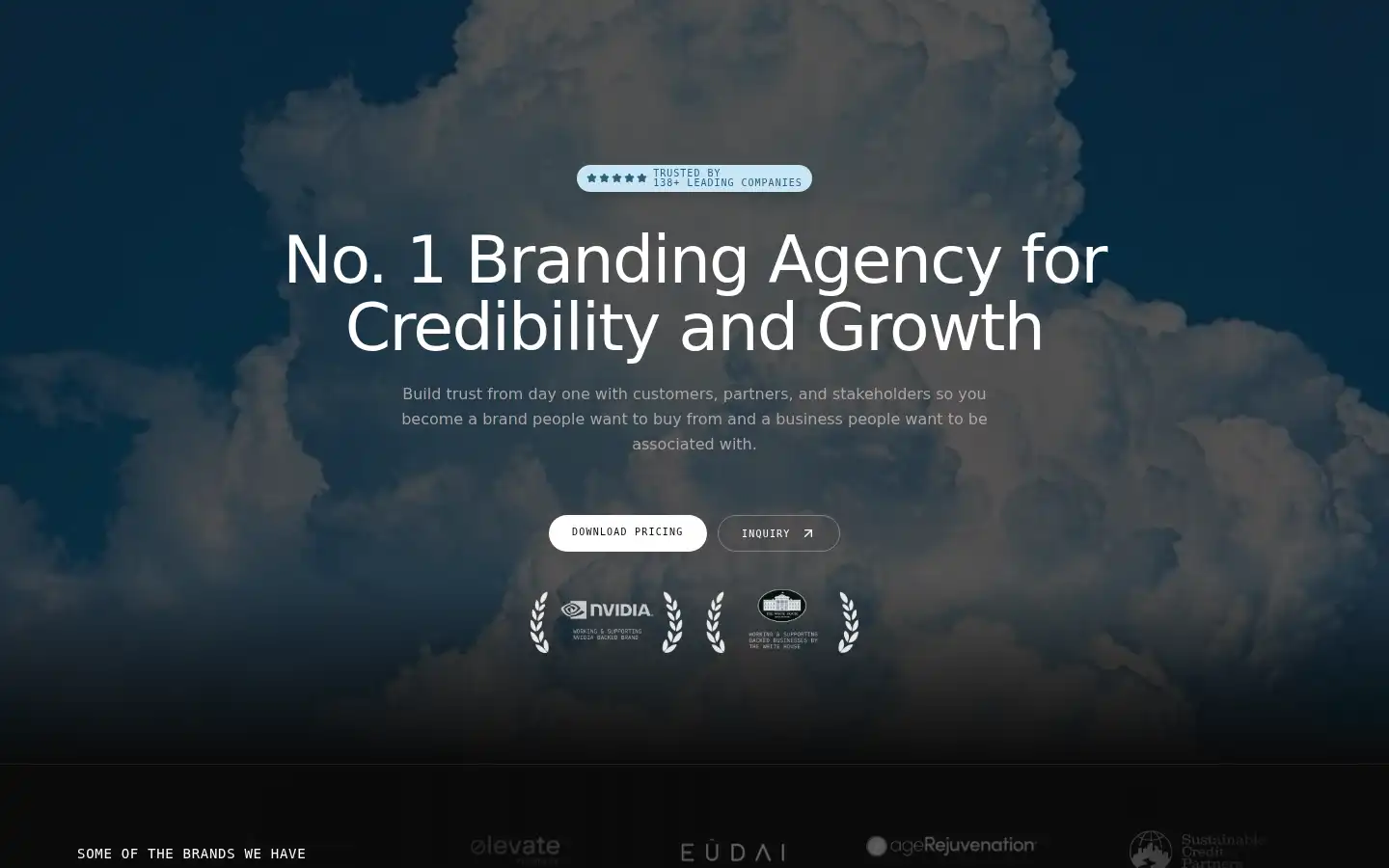 Screenshot of cielo.agency
