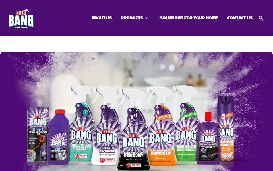 Screenshot of cillitbang.co.uk