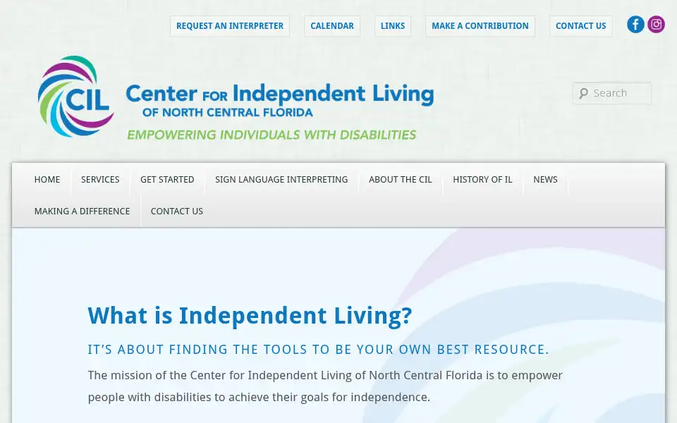 Screenshot of cilncf.org