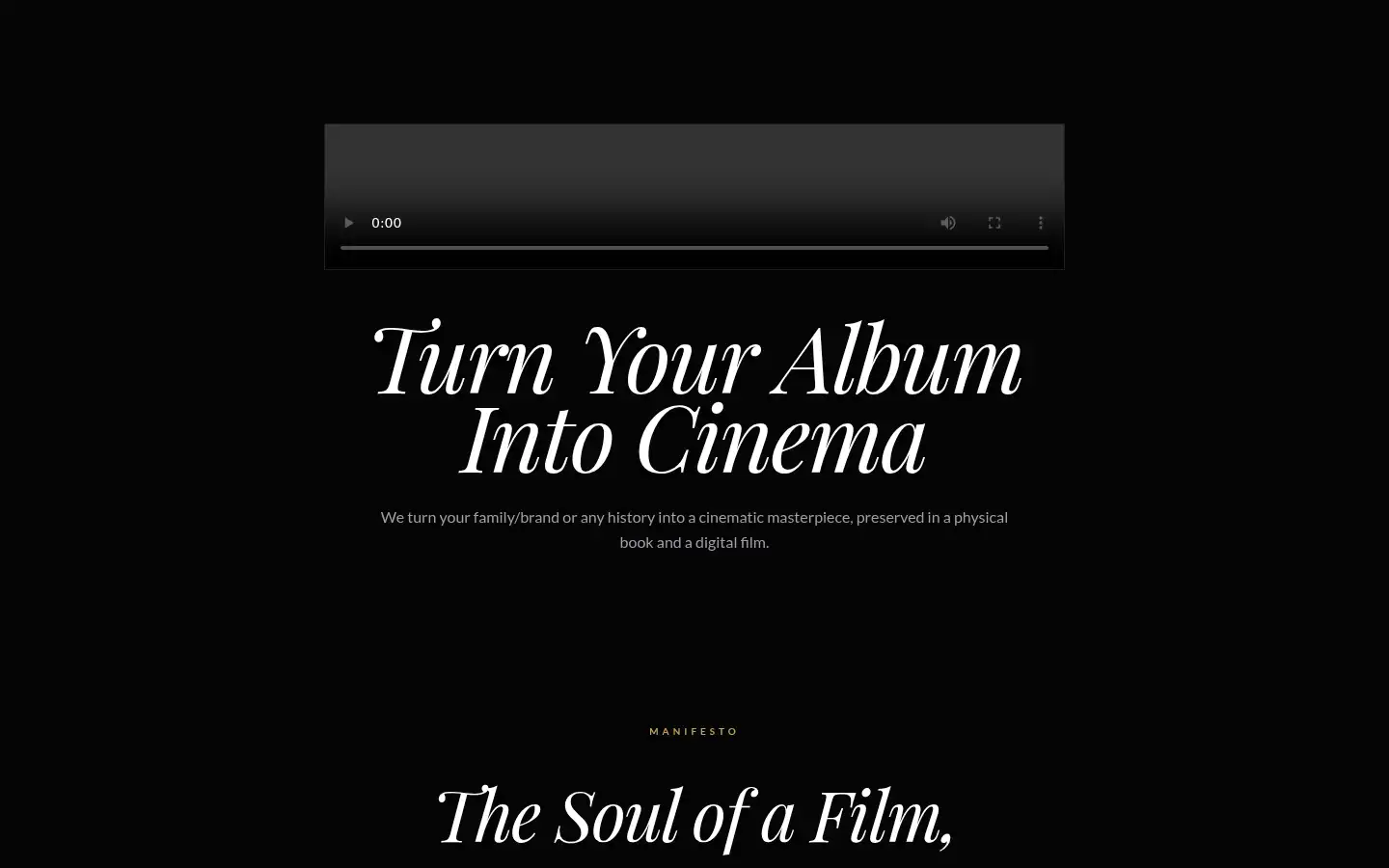 Screenshot of cinemabook.co