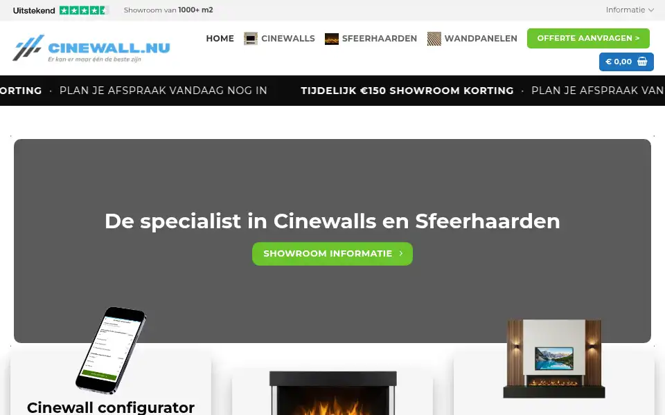 Screenshot of cinewall.nu