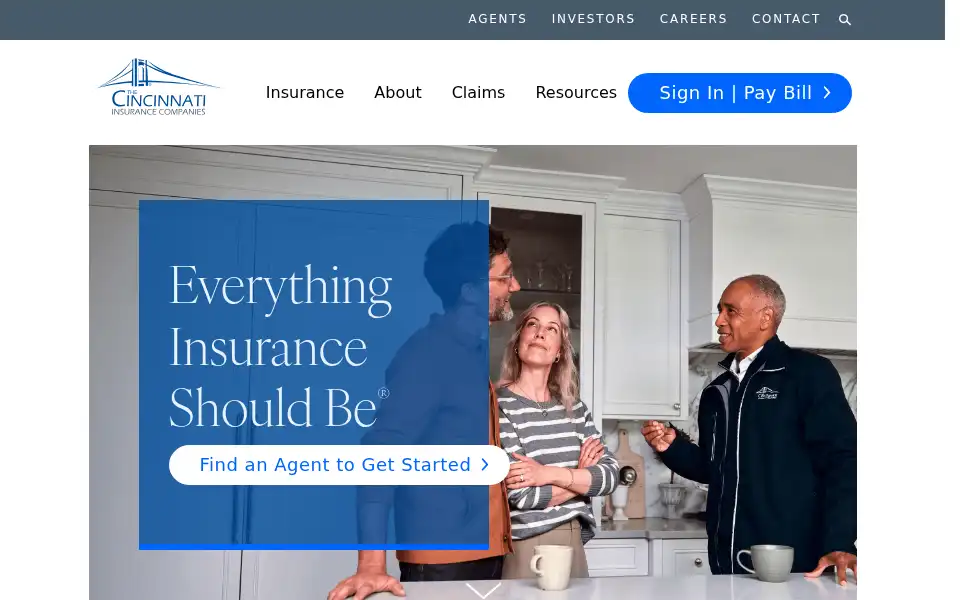 Screenshot of cinfin.com