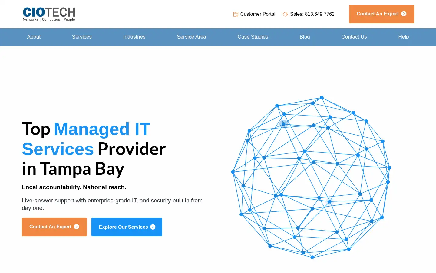 Screenshot of ciotech.us
