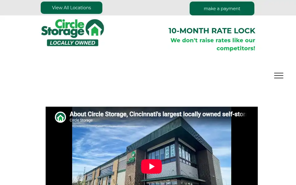 Screenshot of circlestorage.com