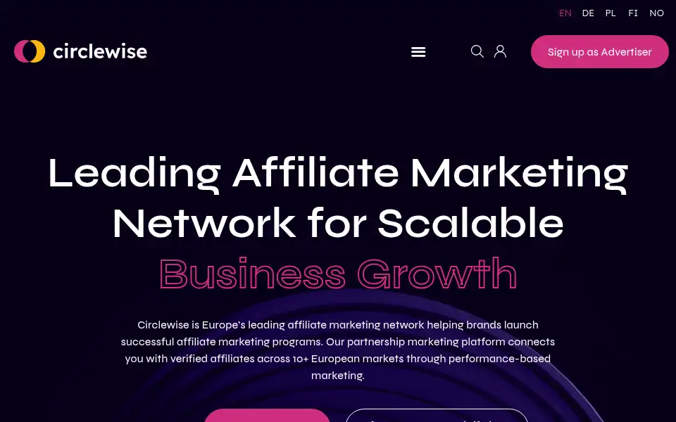 Screenshot of circlewise.io