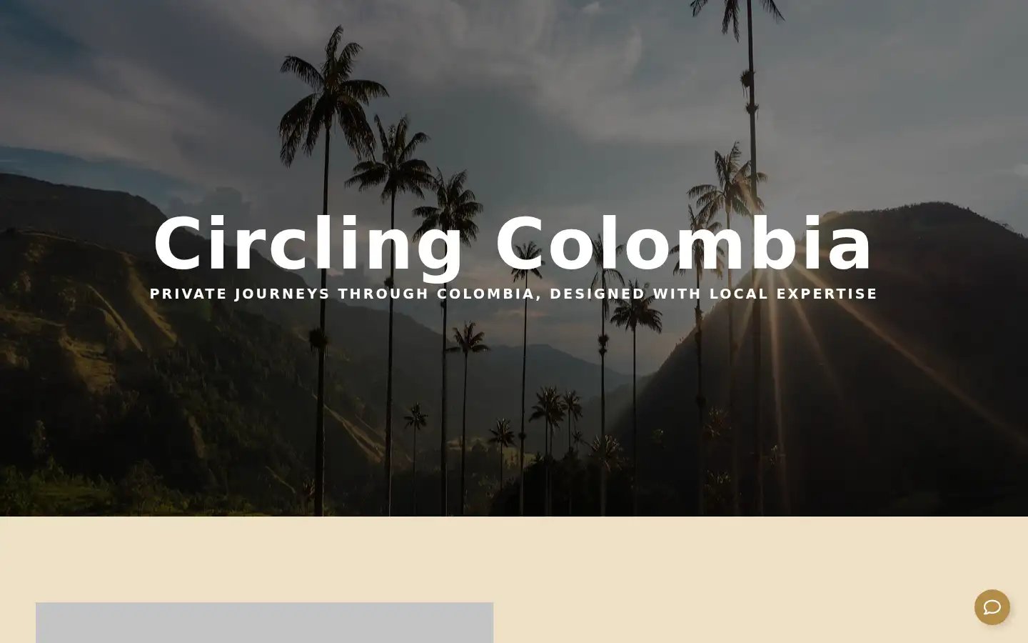 Screenshot of circlingcolombia.com