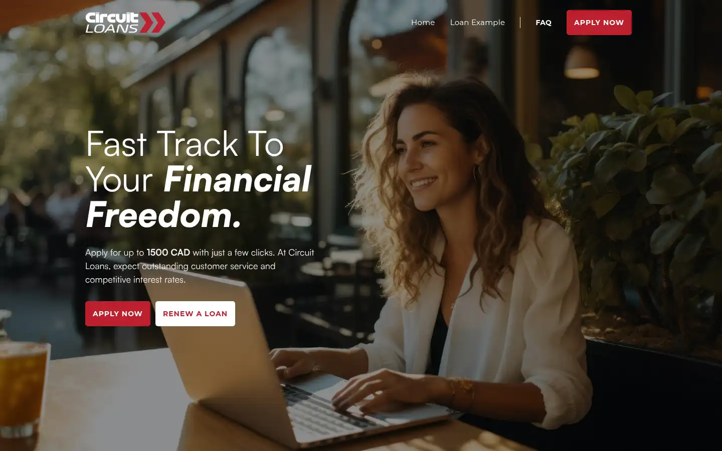 Screenshot of circuitloans.ca