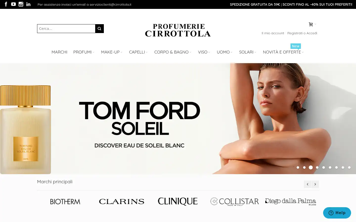 Screenshot of cirrottola.it