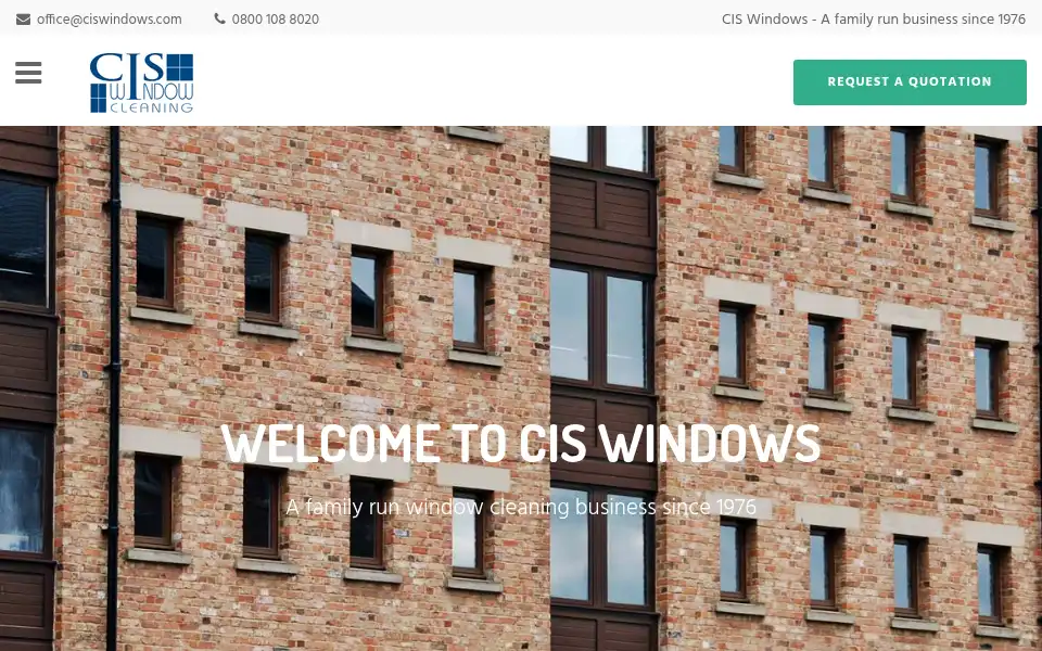 Screenshot of ciswindows.com