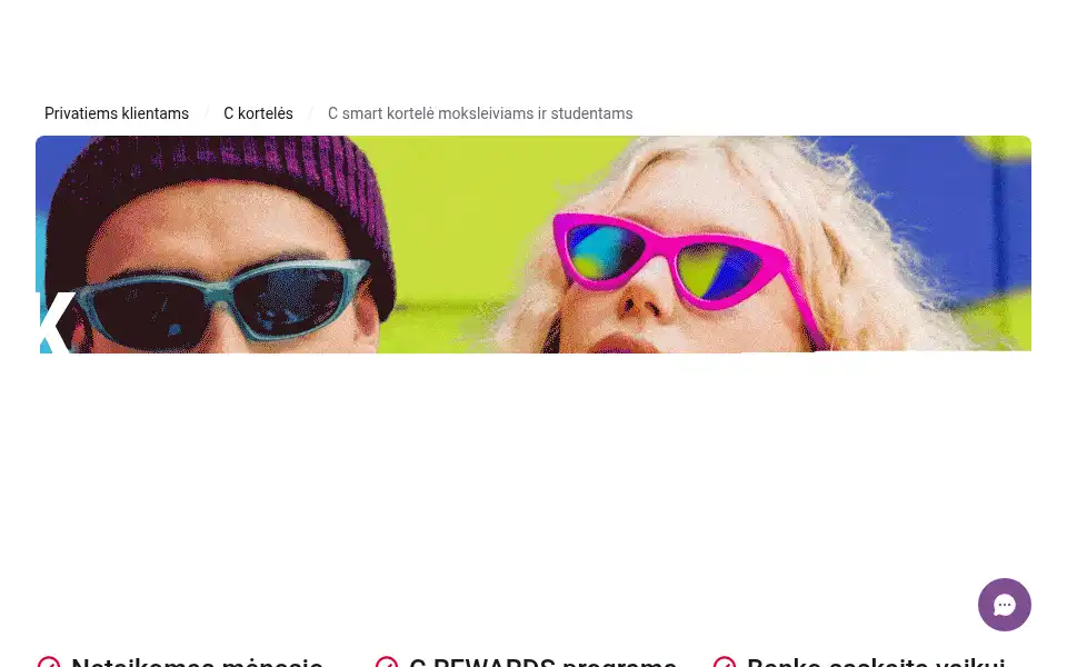 Screenshot of citadele.lt
