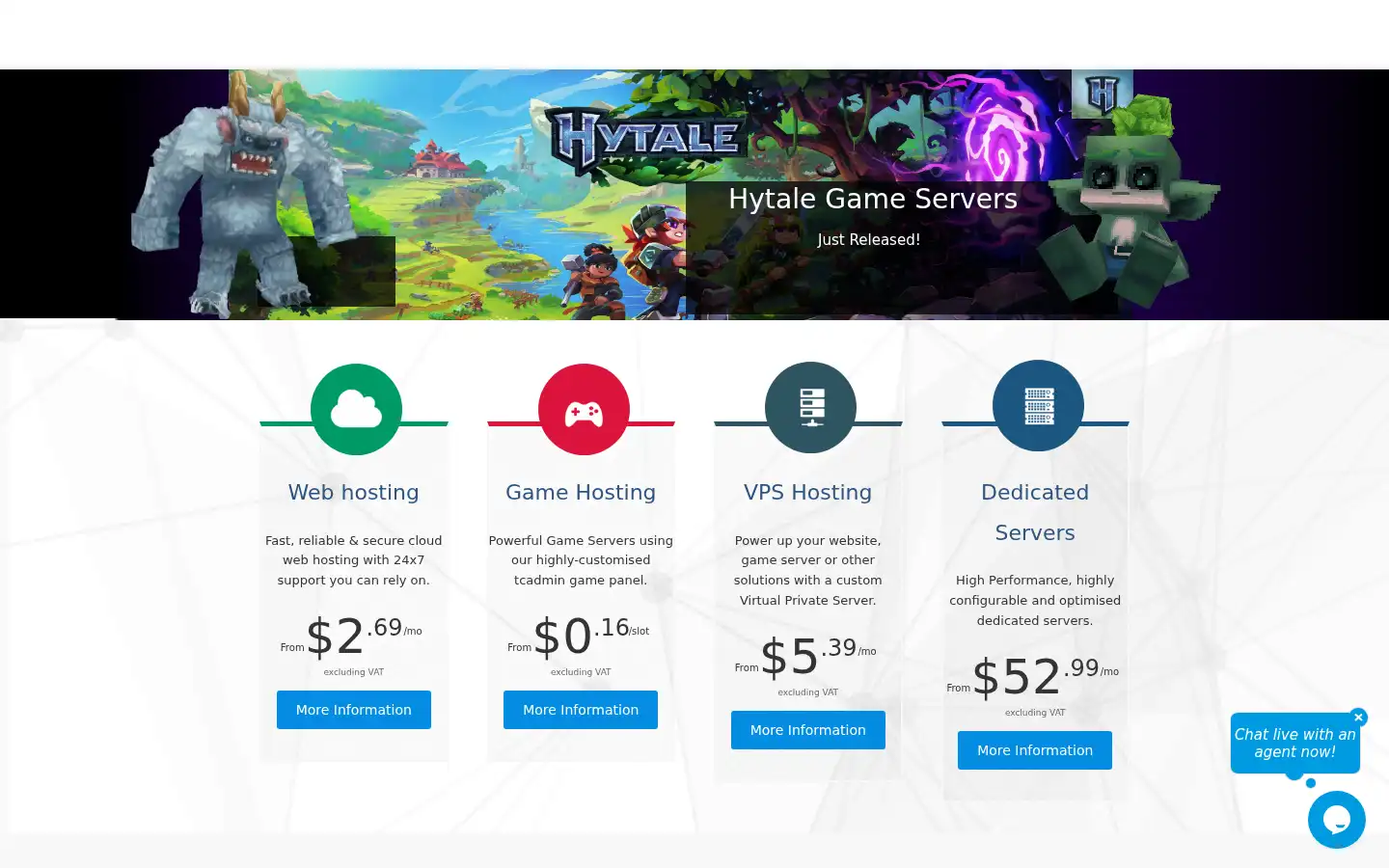 Screenshot of citadelservers.com