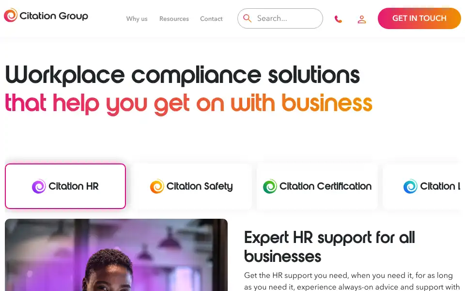 Screenshot of citationgroup.com.au