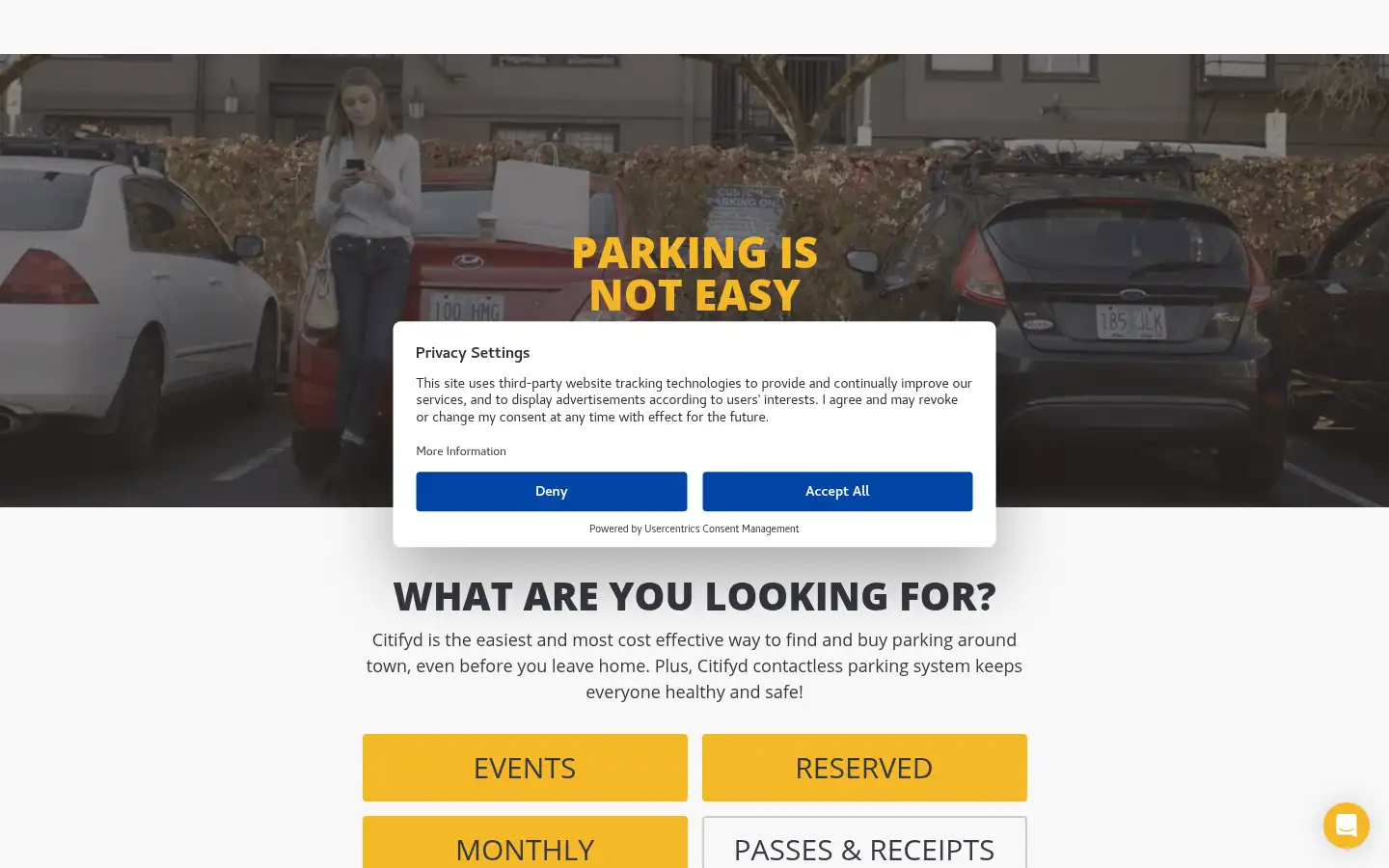 Screenshot of citifyd.com