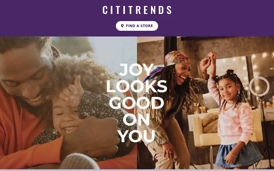 Screenshot of cititrends.com