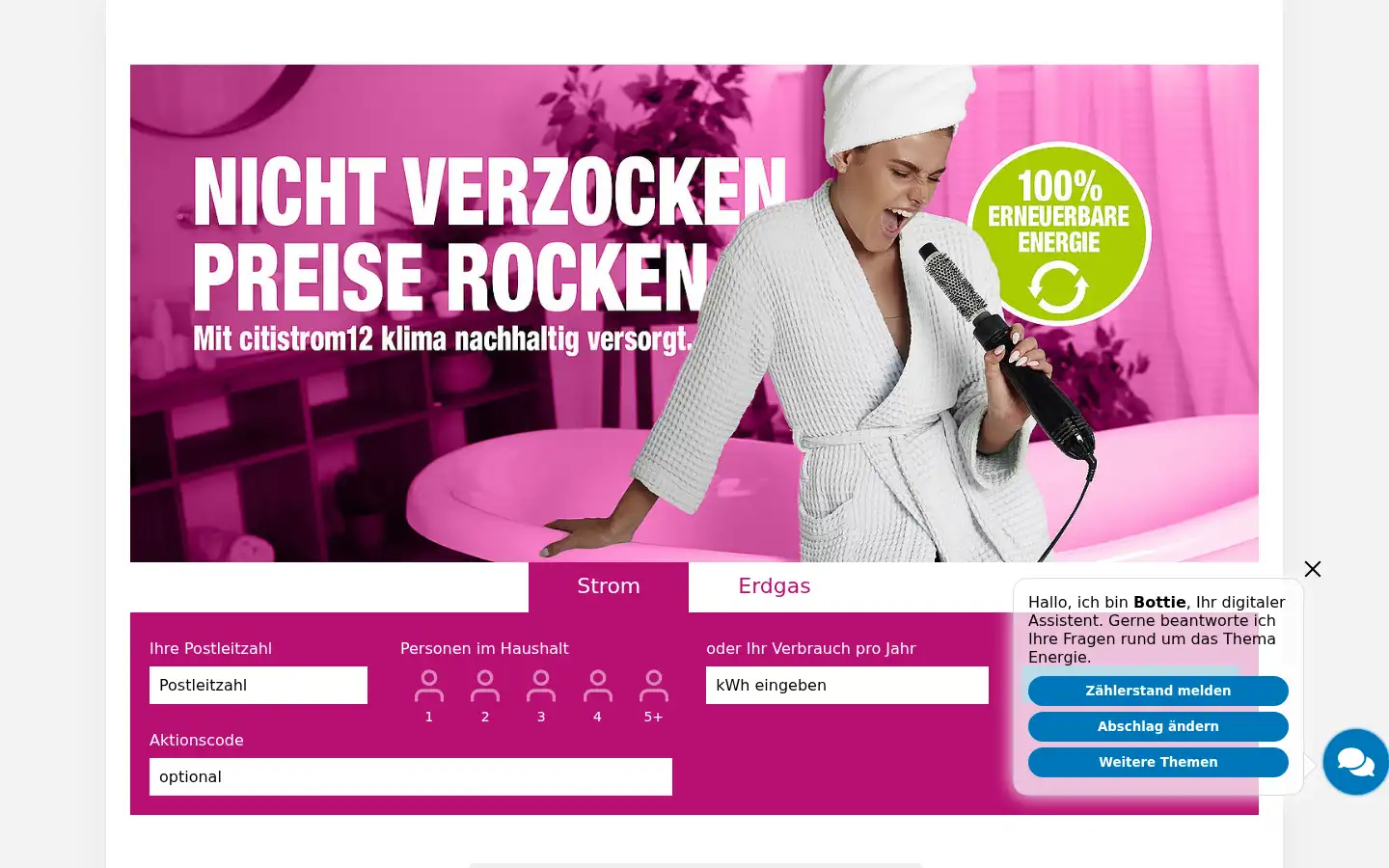 Screenshot of citiwerke.com