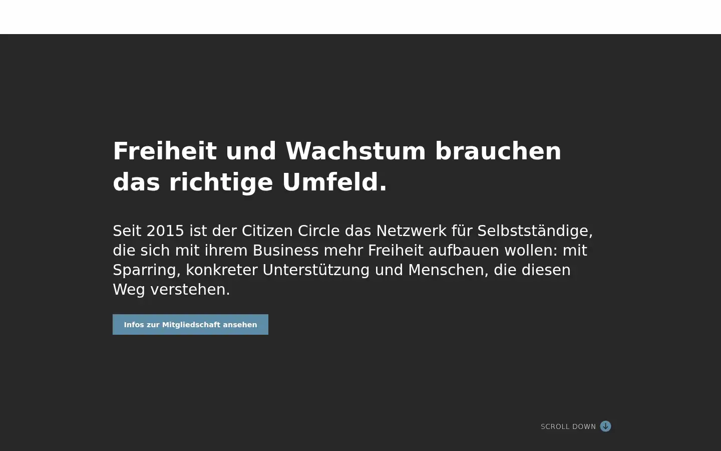 Screenshot of citizencircle.de