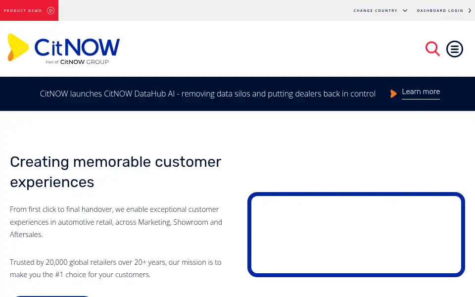 Screenshot of citnow.com