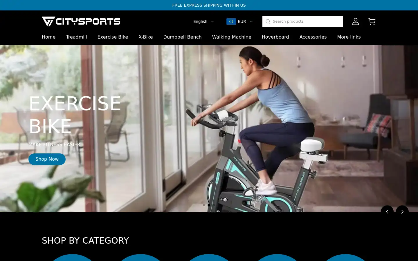 Screenshot of city-sports.eu