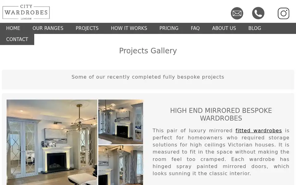 Screenshot of city-wardrobes.co.uk